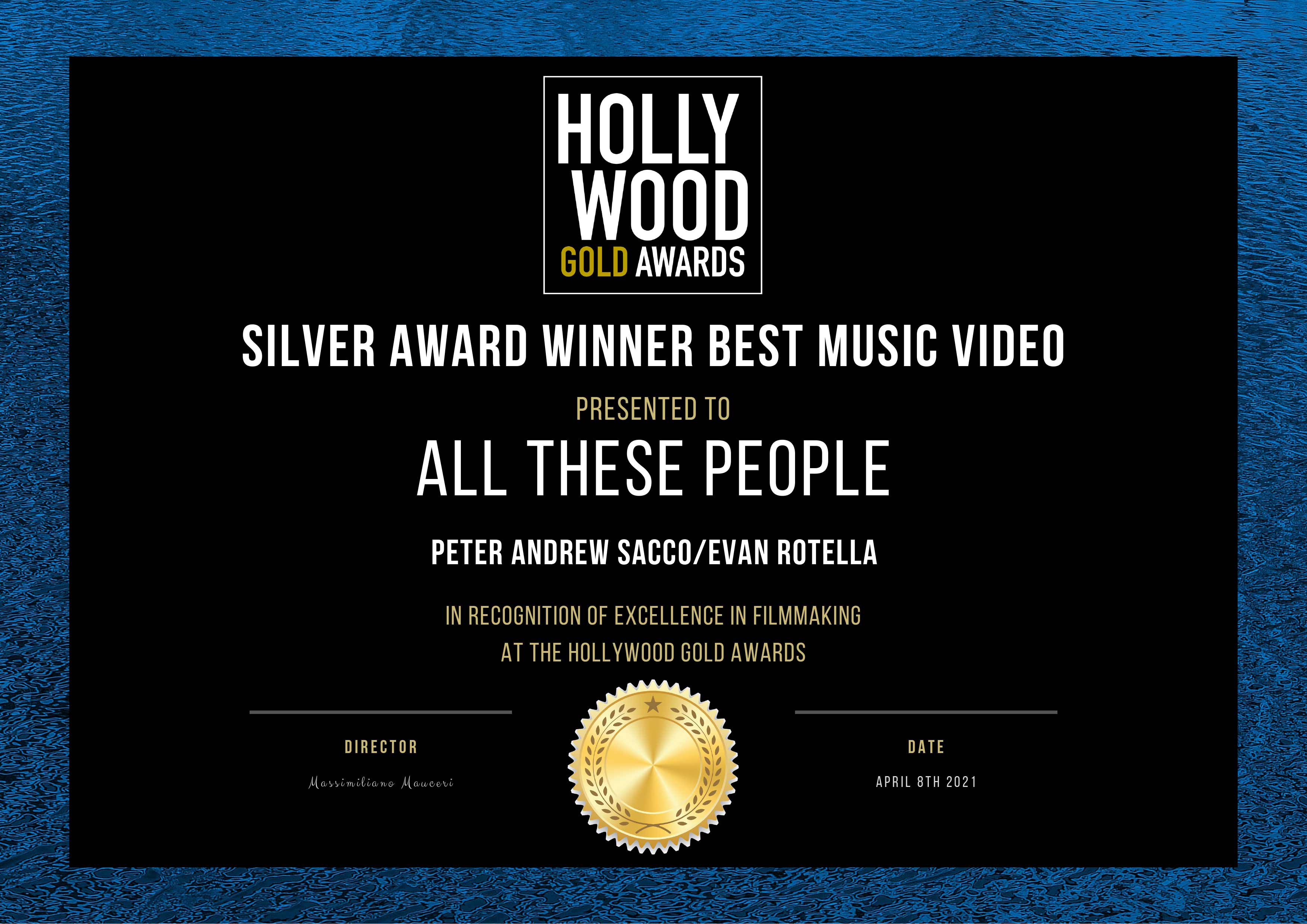 Silver Award Winner - Hollywood